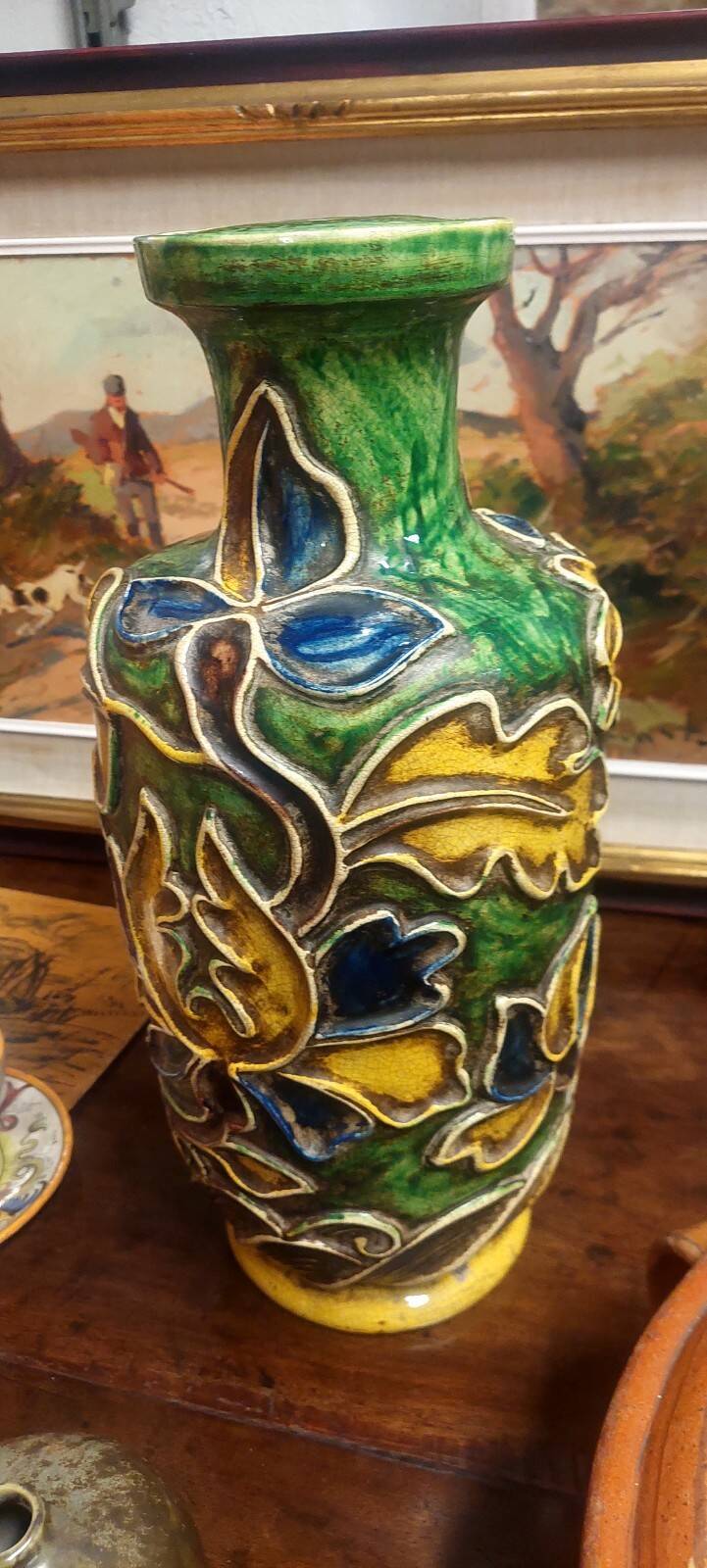 Ceramic lamp base by Ugo Zaccagnini from the 1930s.