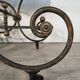 Exceptional large presentation table in cast iron from the late 19th century.