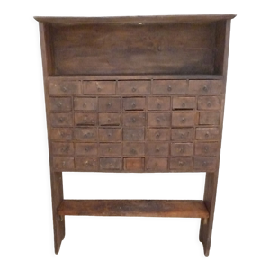 Meuble de metier à tiroirs XIXème