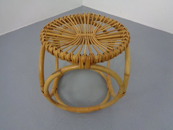 Bamboo Stool, Italy, 1960s