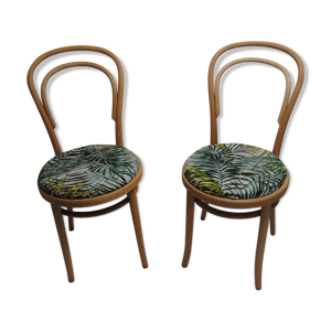 Paire de chaises type brasserie