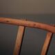 Small alpine chair in solid pine, folk art, early 20th century.