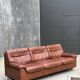 DS-66 Sofa in brown leather – 3-seater – Swiss vintage design