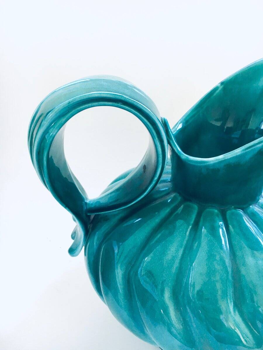 Mid-century Modern Studio Art Pottery Duck Spout Decanter by Alexandre, 1950s