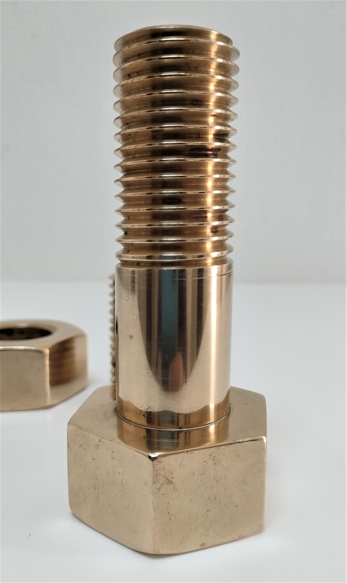 Box case solid brass shape nut bolt design 70s