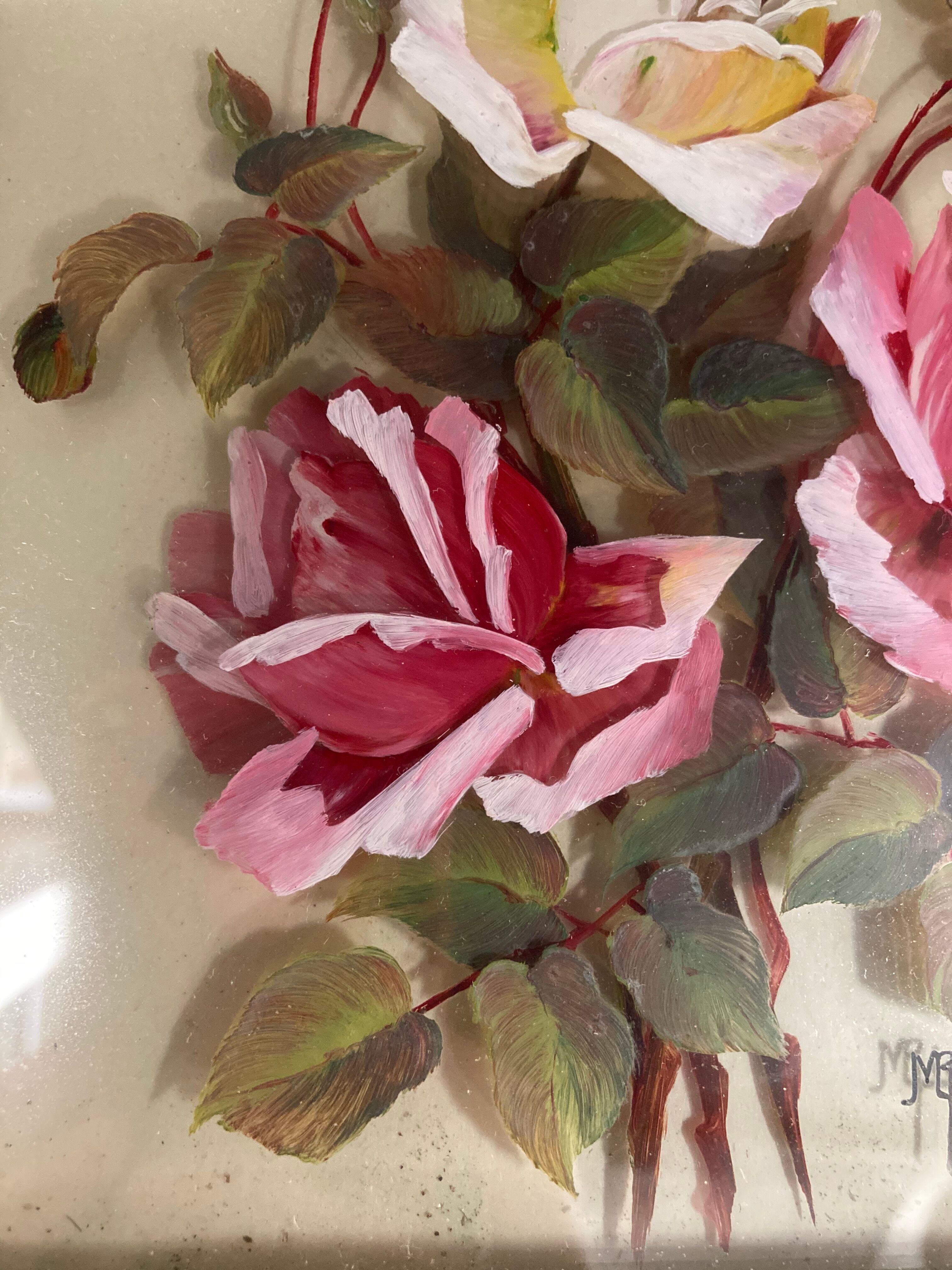 Vintage rose painting