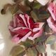 Vintage rose painting