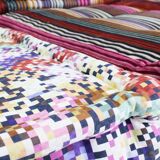 Roche Bobois Mah Jong sofa Missoni fabric design by Hans Hopfer , set of 14