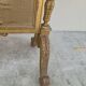 Louis XVI period 18th century fireplace screen in gilded wood