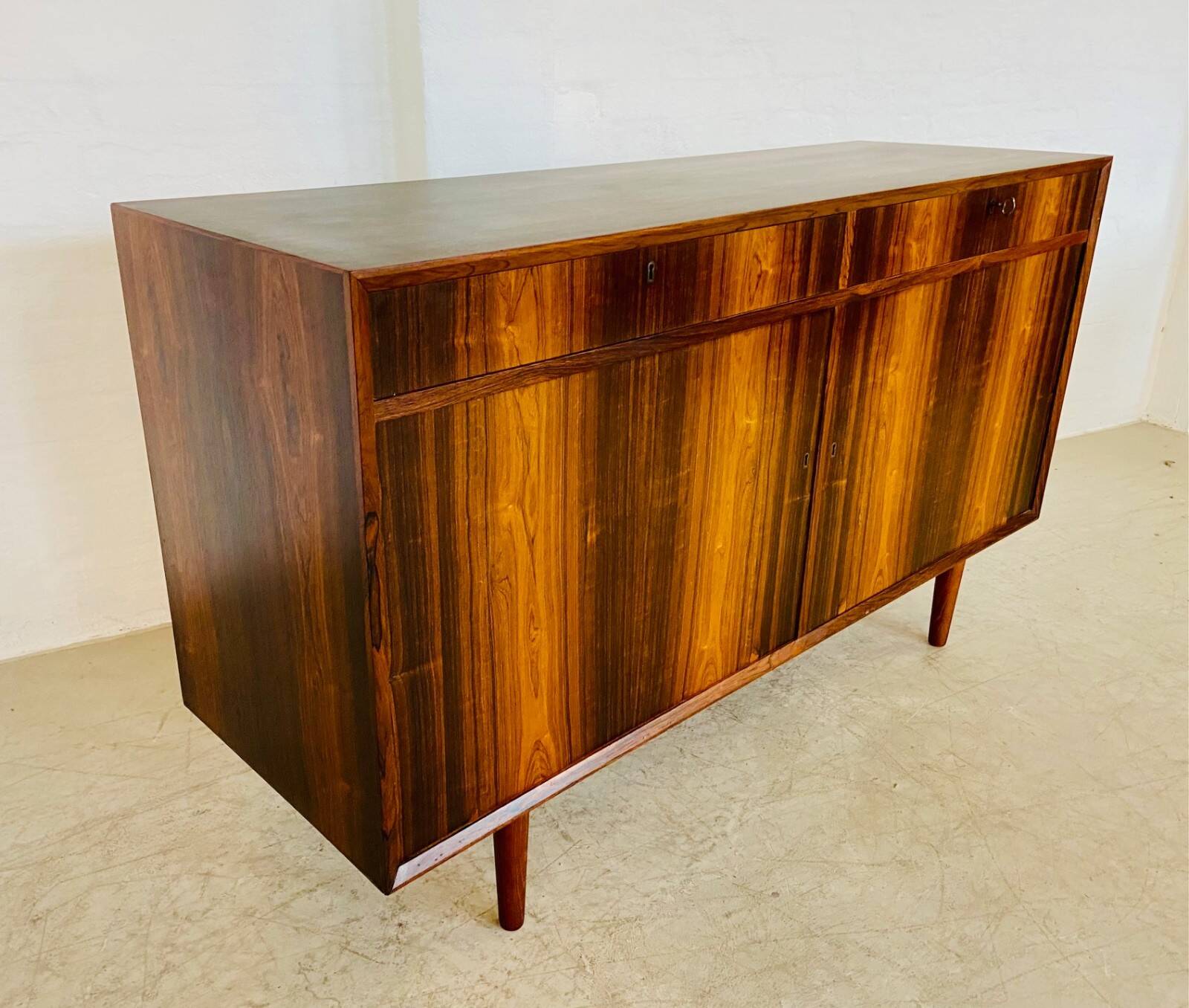 Buffet danois rétro vintage en palissandre du milieu du siècle par Poul Cadovius, années 1960