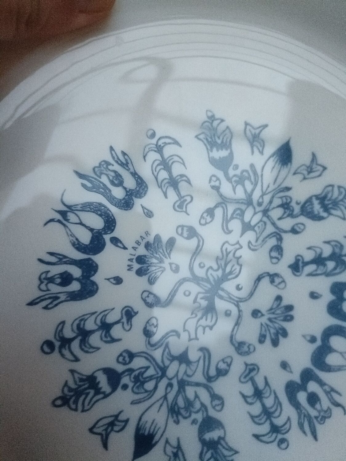 Six assiettes Sovirel, Malabar