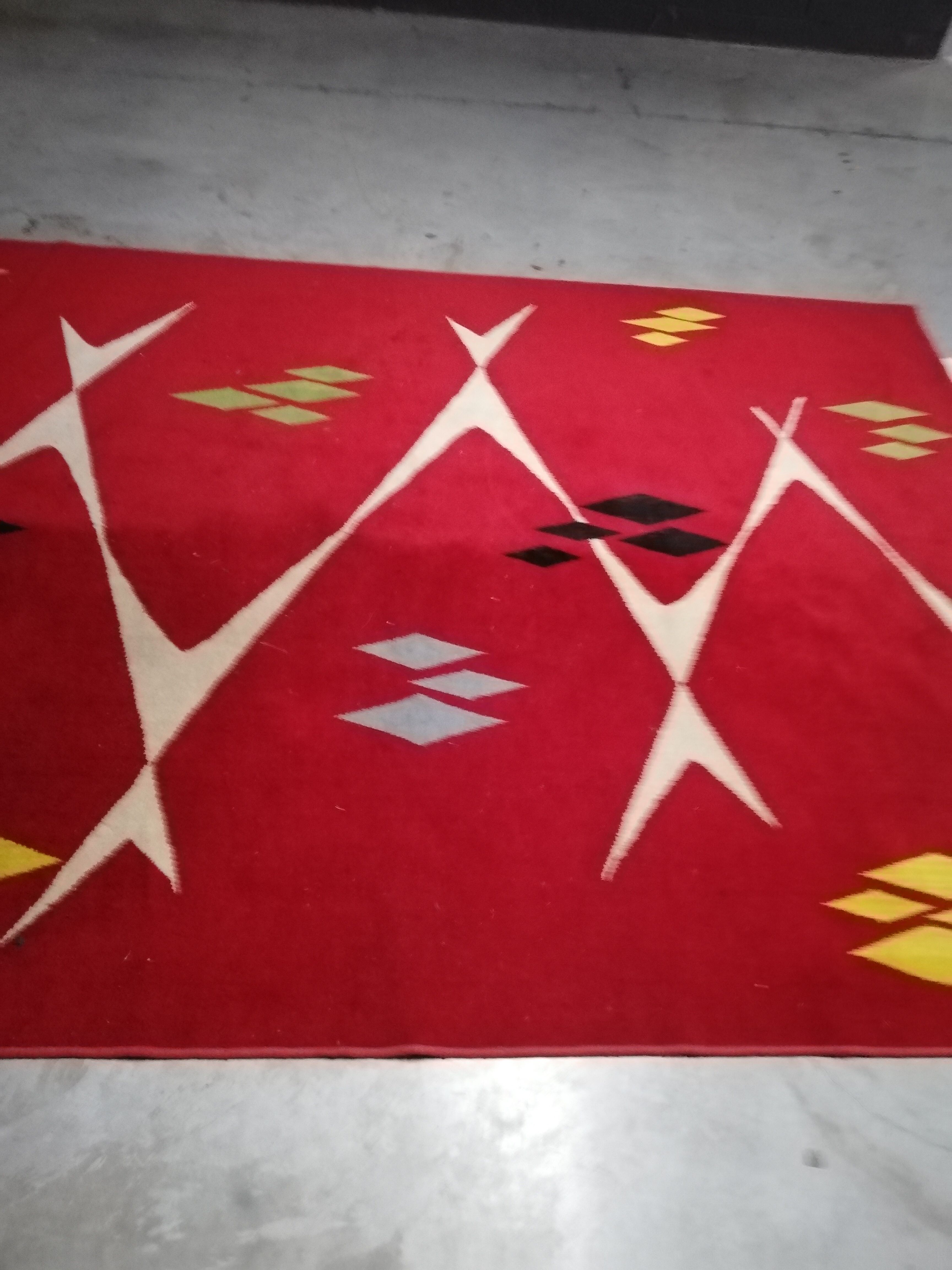 Abstract rug France 1950