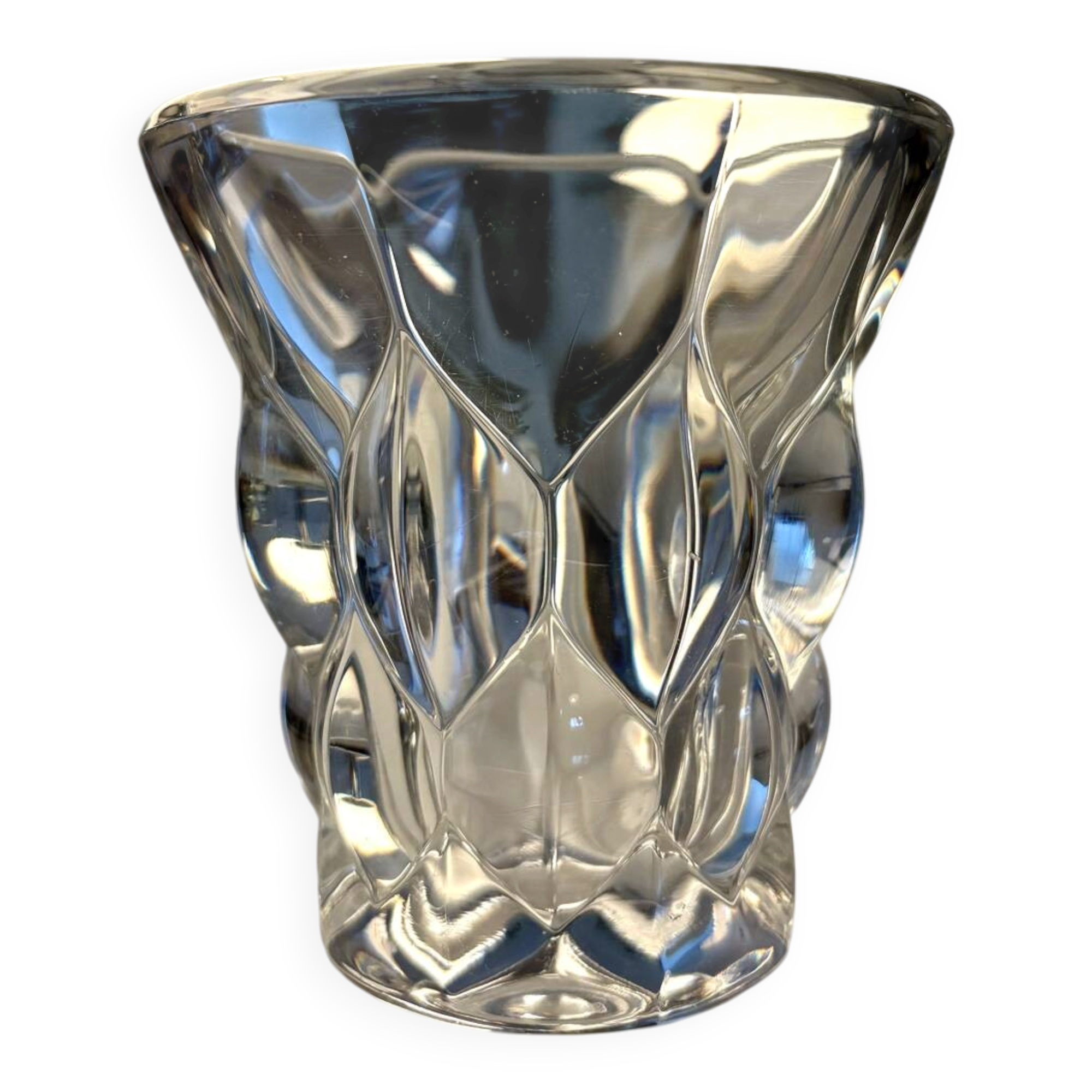 Vase « Villers » en cristal Val Saint Lambert – 1962
