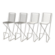 Kreuzschwinger Bar Stools 2nd Generation German by Till Behrens for Till Behrens Systeme, 2000s, set of 4