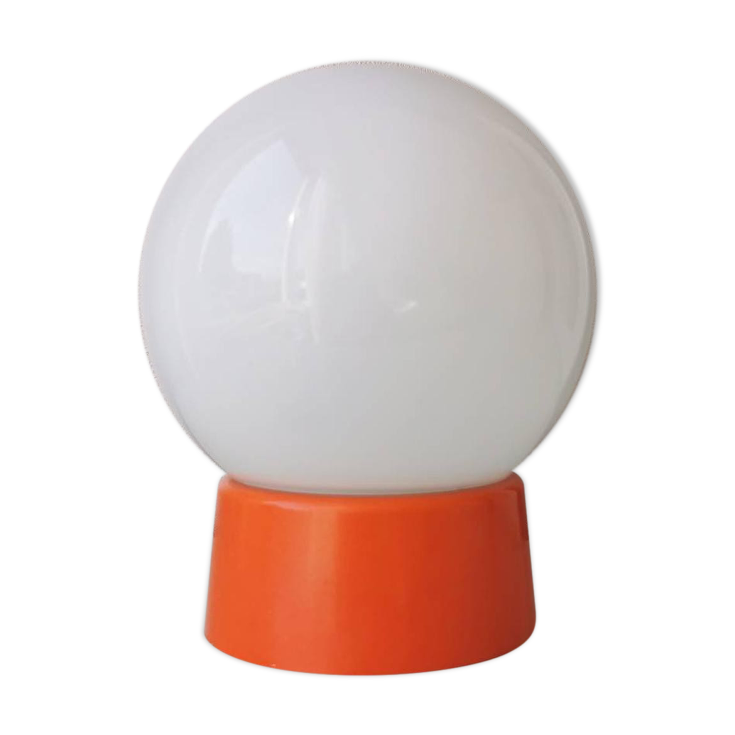 Vintage orange ceiling light 1970