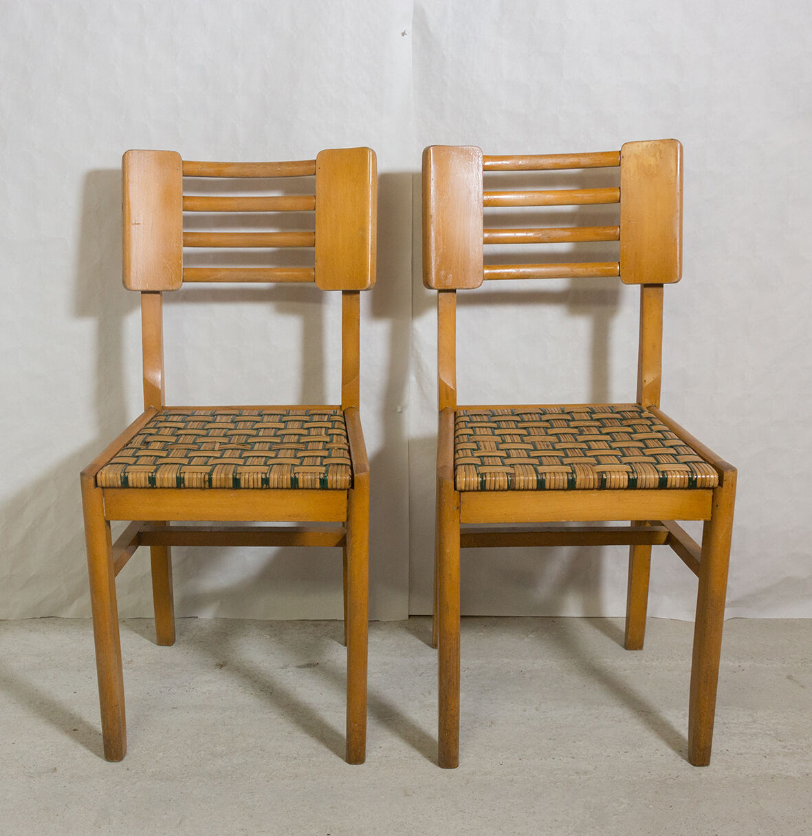 Set of 4 chairs by Pierre Cruège 1950