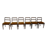 6 Scandinavian chairs by Arn Vodder in Rio rosewood