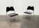 Ensemble de chaises empilables minimalistes postmodernes, années 1980