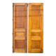 Double old door, old wooden door, large vintage door