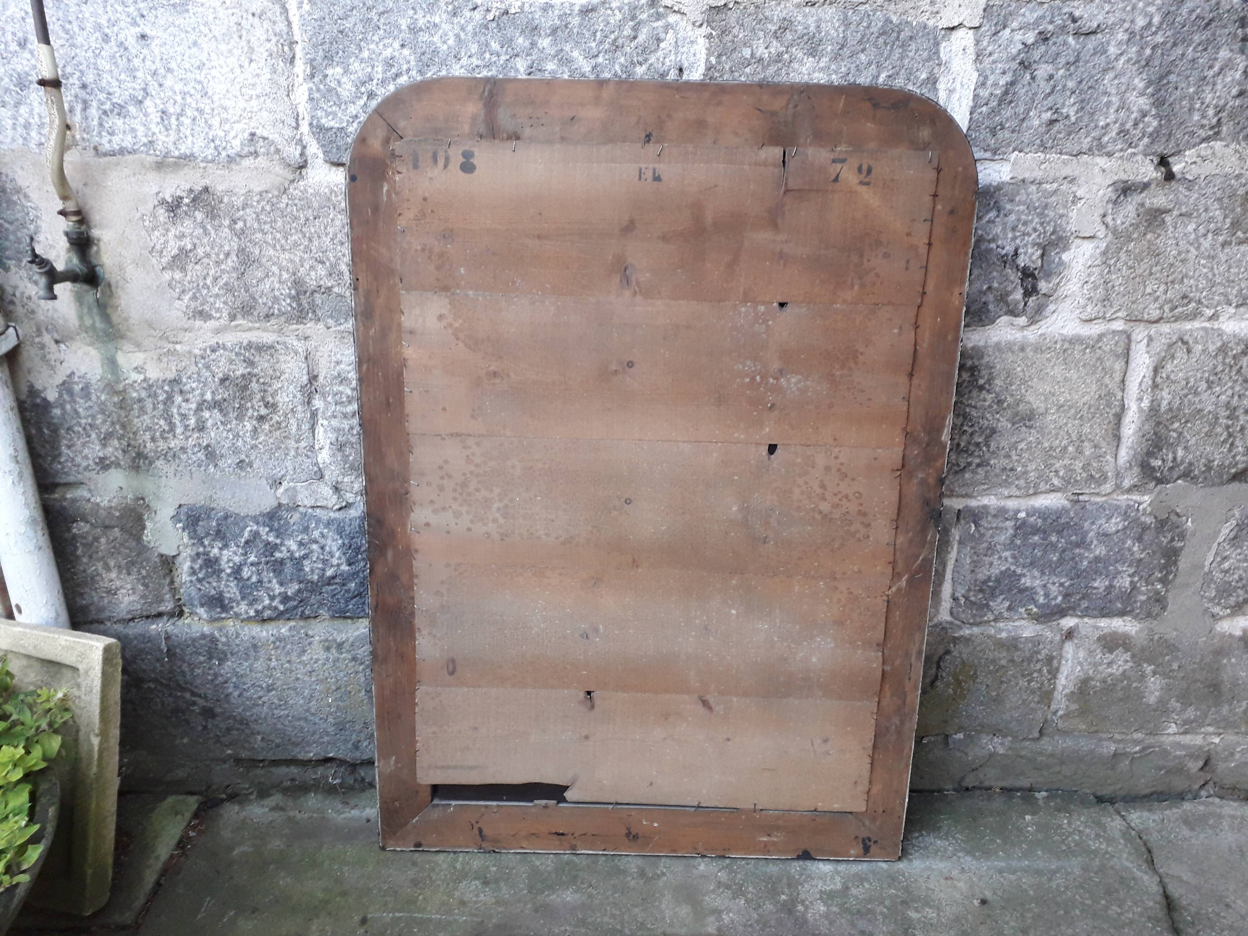 Black Louis Philippe mirror 130 cm × 93 cm