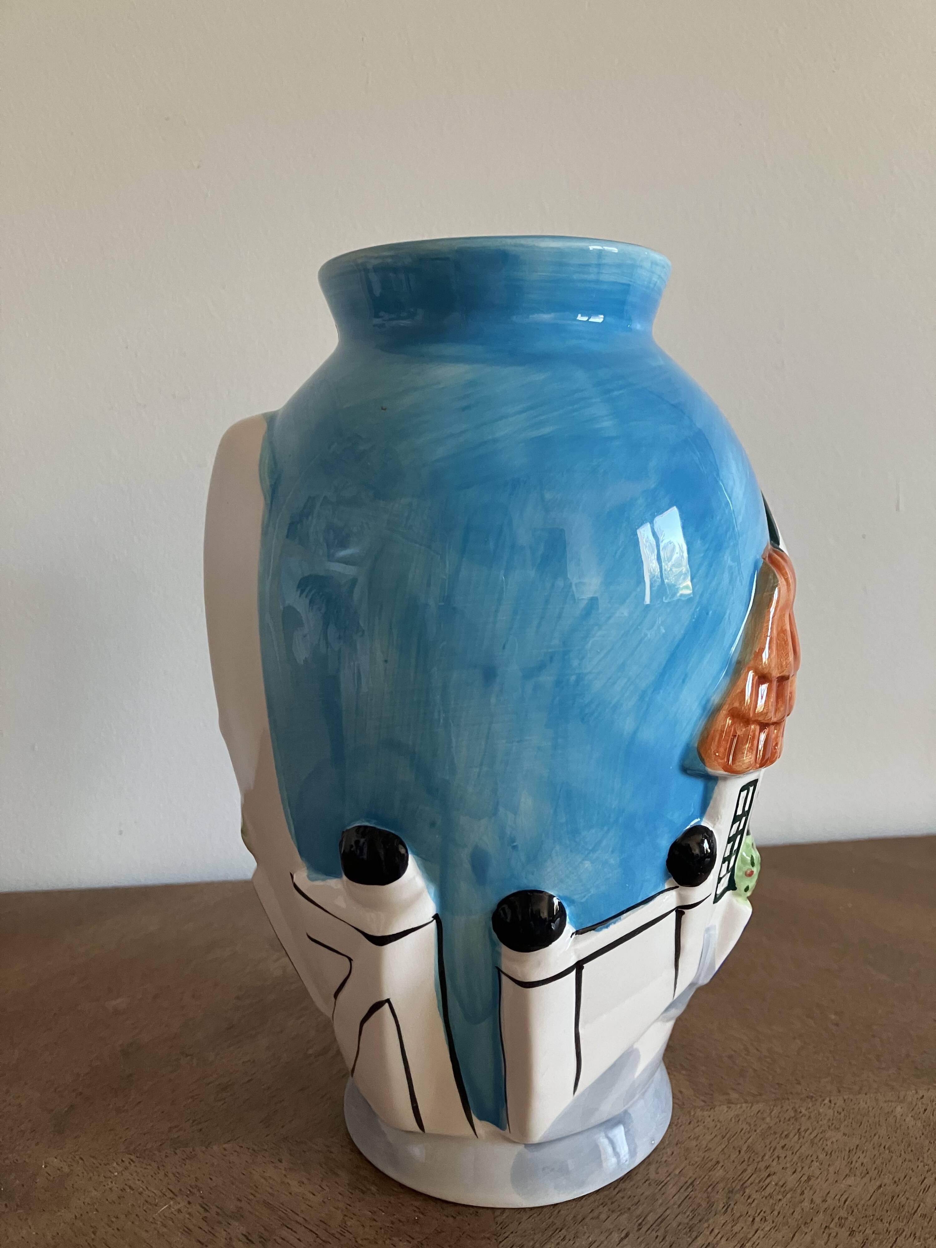 Vase with relief decoration