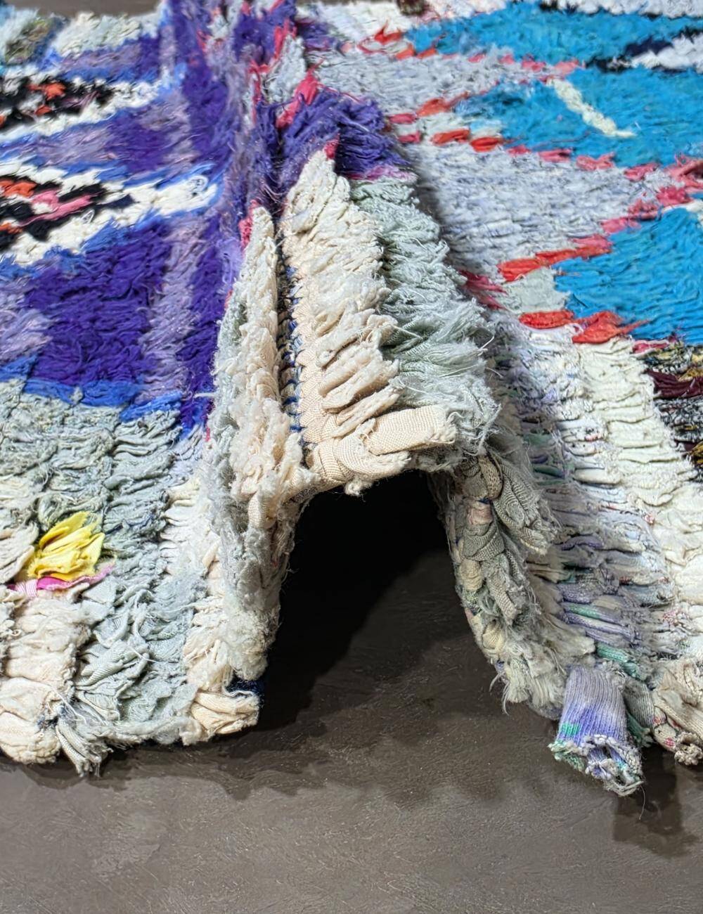 Tapis Berbère Boucherouite - 280 x 88 cm