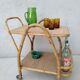 Pitcher and glasses in blown glass vintage 60s