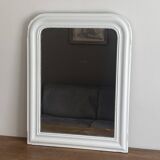 Louis Philippe mirror, late 19th century. White. 80x60.