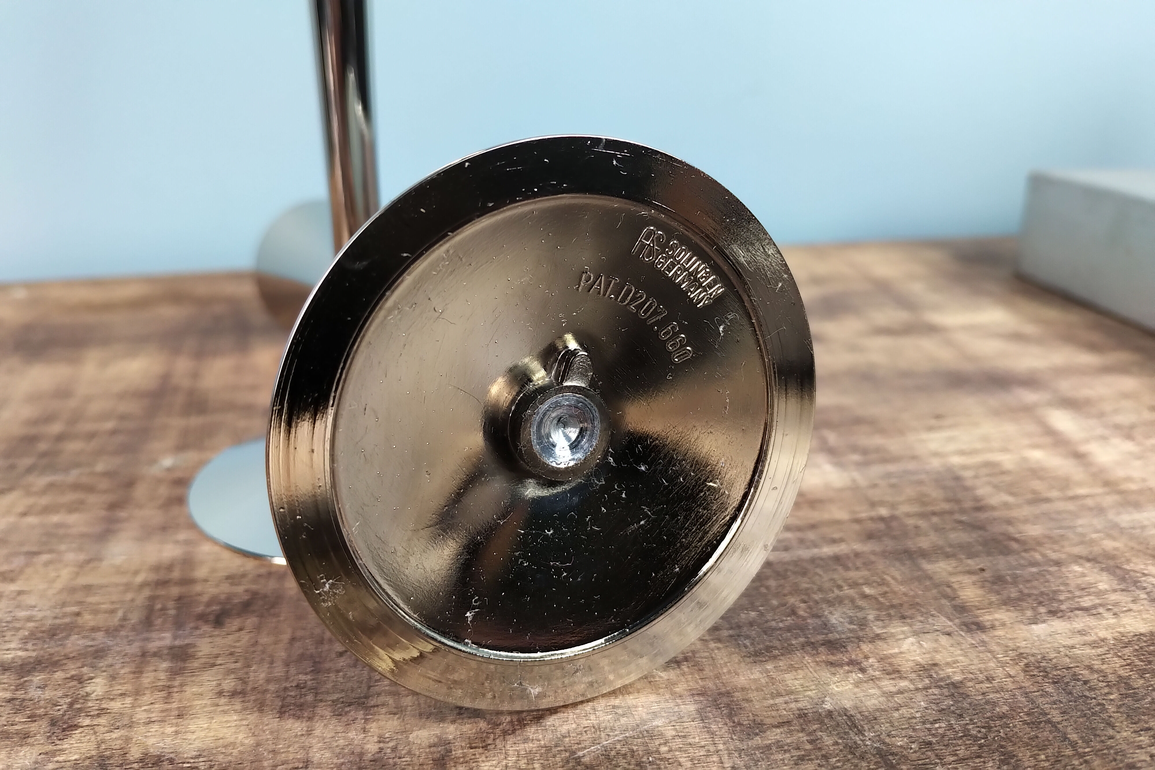 Pair of Solingen candle holders