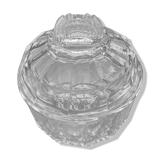Sucrier en verre moulé
