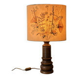 Large vintage 70s herbarium lamp