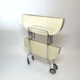 Vintage Kartell Gastone Foldable Bar Cart by Antonio Citterio, 1980s Italy