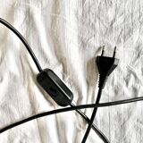 Large vintage brass lamp base - height: 75 cm