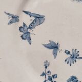 4 assiettes plates en faience de Sarreguemines, Tsarine