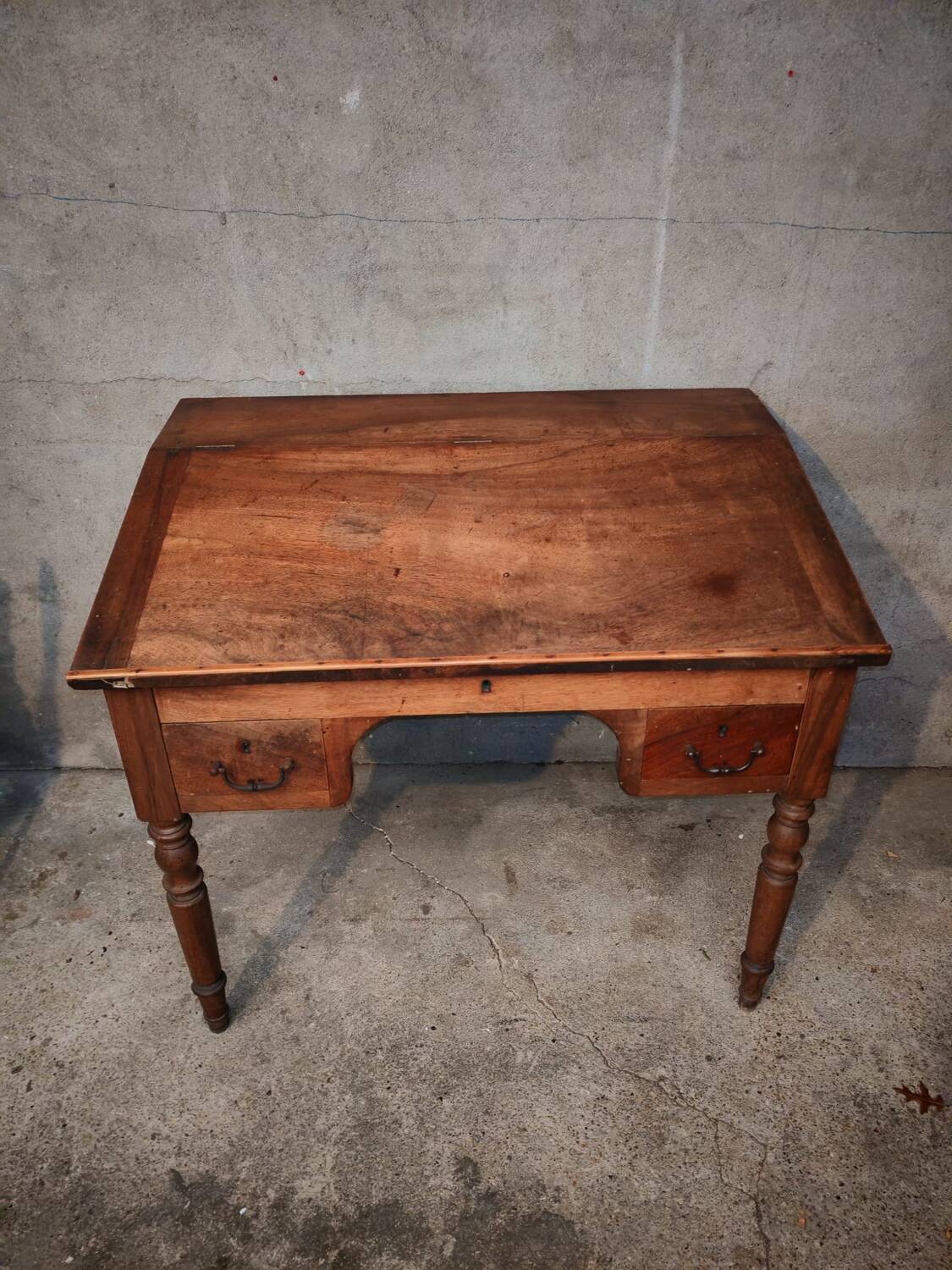 Large antique desk type bureau