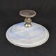Coupelle centre de table verre opalin bleu