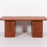1960’s Danish Mid-Century Modern teak desk from Frode Holm
