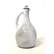 Pichet et bouchon en grès émaillé, 26cm