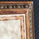 Old Italian Ceramic Trivet and Wooden Frame