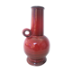 Red Keramik vase 1970