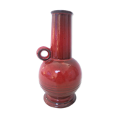 Vase Keramik rouge 1970