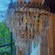 Crystal wall lamp
