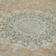 Hand-knotted persian vintage 1970s 290 cm x 390 cm beige wool carpet
