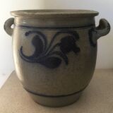 Varnished Alsace stoneware pot