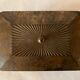 Boite à bijoux ancienne en métal repoussé, Art Deco/ 1920