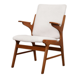 Beech armchair, Scandinavian design, 1960s, designer: Arne Hovmand Olsen, manufacture: A. R. Klingen