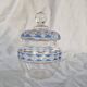 3 Antique Pieces Cut Crystal, Enameled - Early 20th Century