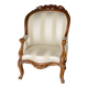 Home / Impressive Victorian mahogany armchair (19th century).