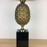 Golden pineapple lamp house Le Dauphin 70s