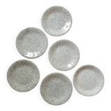 Lot de 6 assiettes à dessert Ceramica Dalia Italy